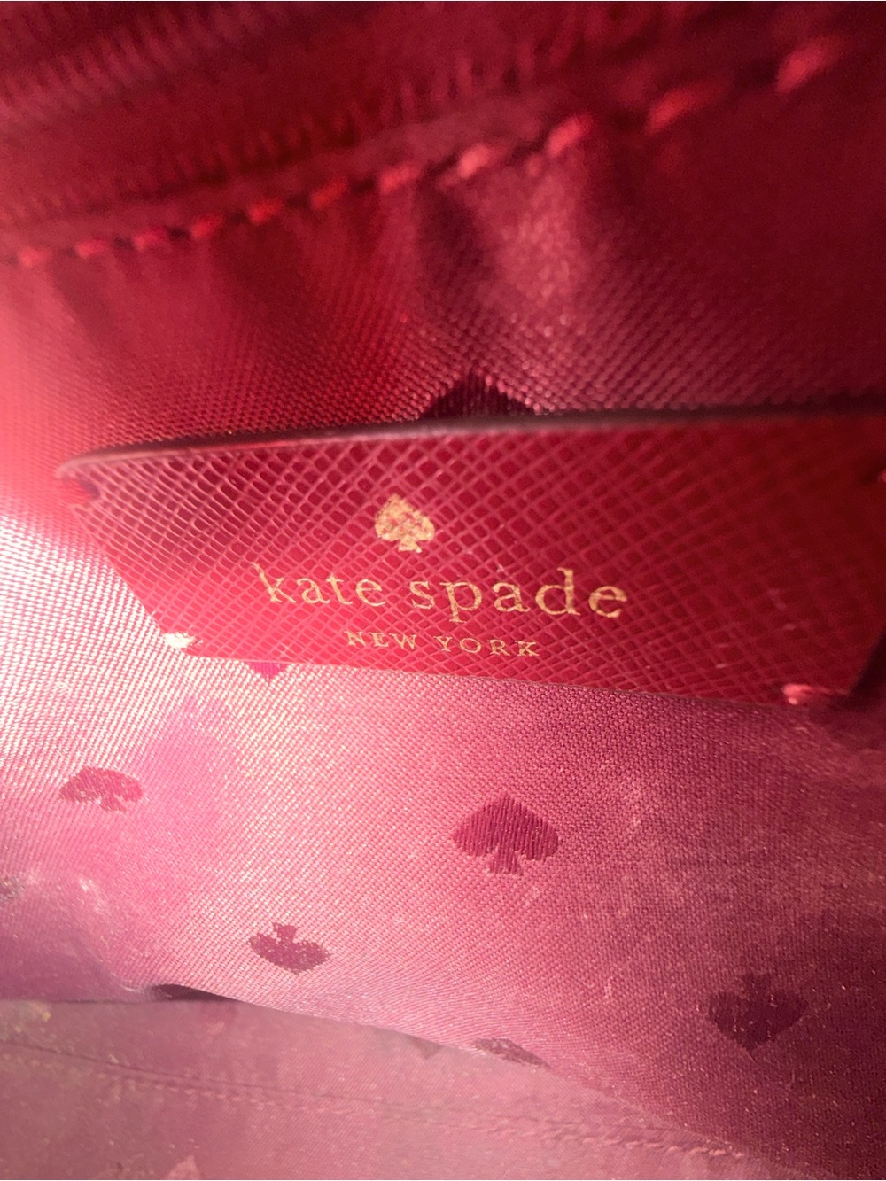 π·β¨ Kate Spade New York Burgundy Satchel + Matching Wallet Set ππ - Picture 8 of 11